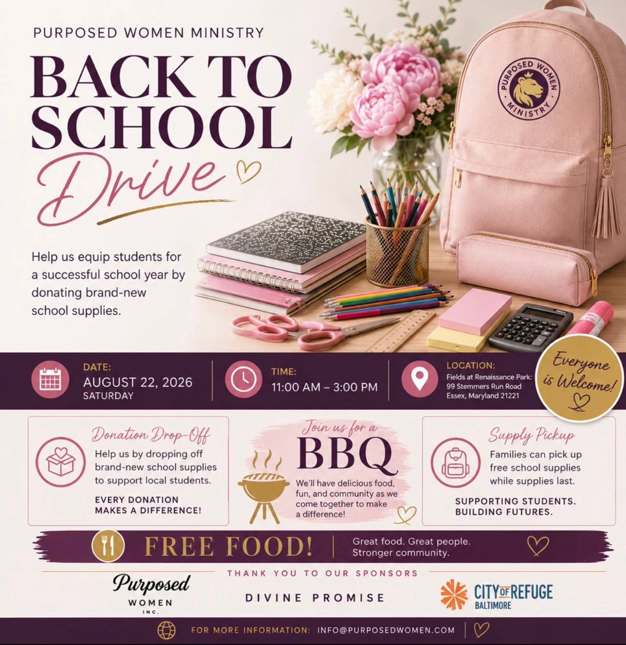 1st Annual Back to School Drive album cover