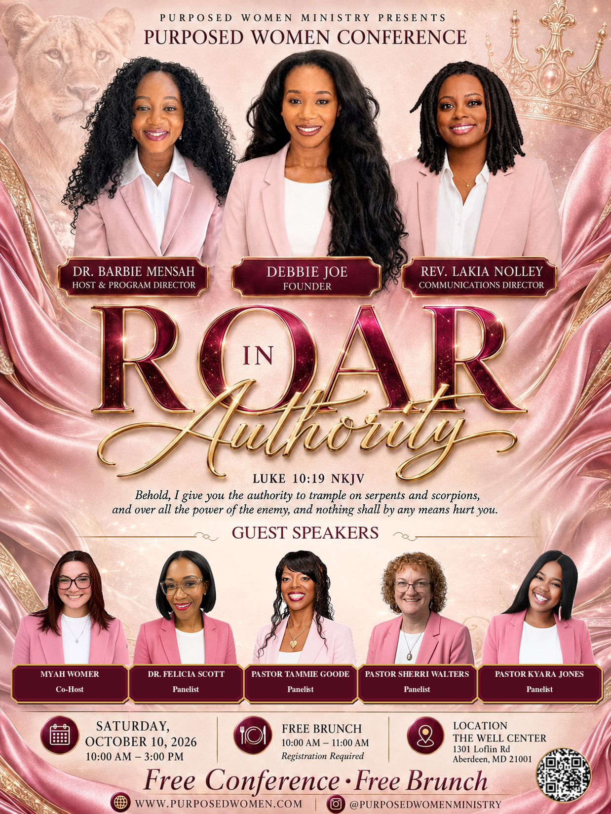 Purposed Women Conference 2026: Roar In Authority