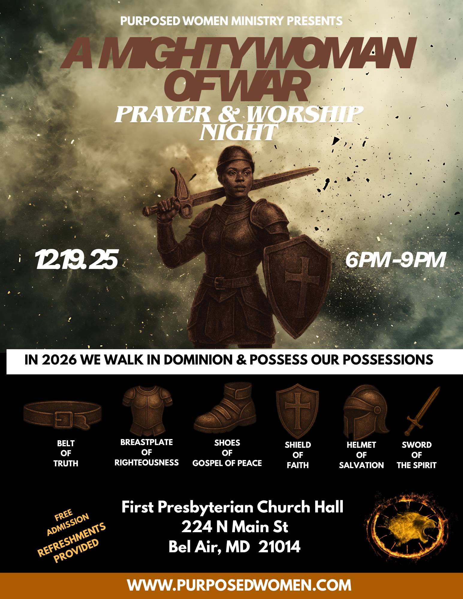 A Mighty Woman of War Prayer & Worship Night album cover