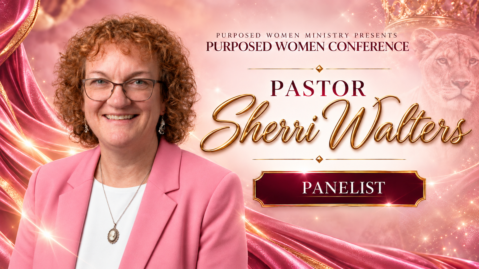 Pastor Sherri Walters conference speaker banner