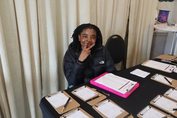 Purposed Women volunteers serving and connecting with the community