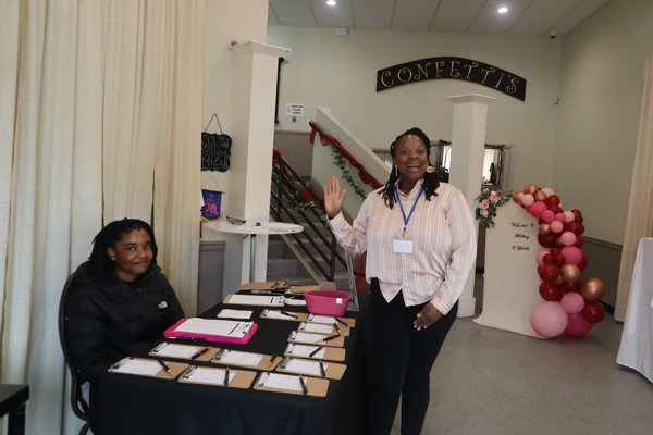 Purposed Women volunteers serving and connecting with the community