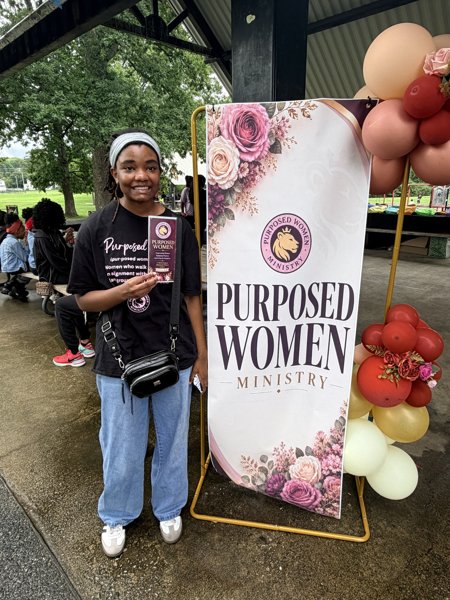 Purposed Women volunteers serving and connecting with the community