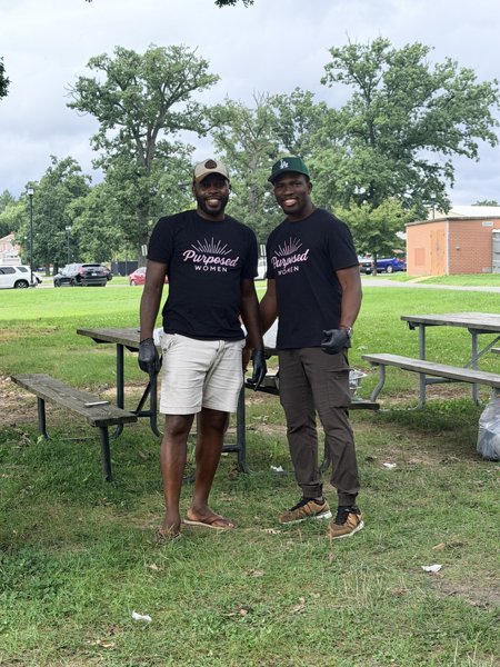 Purposed Women volunteers serving and connecting with the community